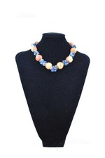 Collana Pietra Bi Colore 40 Cm