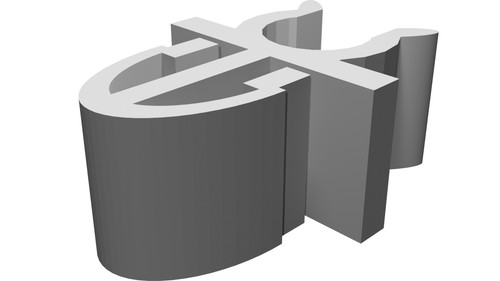 Clip asta cofano per - cofano,