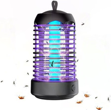 Lampada Antimosche LED per Interni/Esterni,Trappola per Mosche Con Ricarica USB 