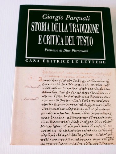 Storia della tradizione - storia,