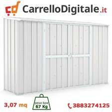 Box in Acciaio Zincato BIANCO