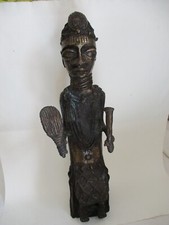 BRONZO ARTE AFRICANA STATUA