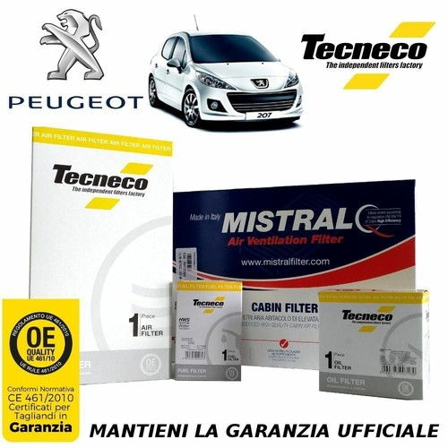 Kit filtri tagliando - 4, per