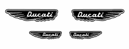 Adesivi stickers ducati - adesivi,