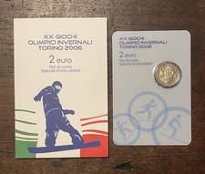 Italia 2 Euro XX Giochi Olimpici Invernali Di Torino 2006 folder blister