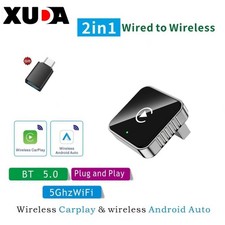 Adattatore Wireless CarPlay Android Auto Universale USB + Type-C iPhone Samsung
