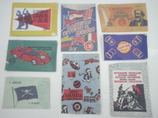 Lotto rare Bustine Figurine Vintage Stanlio & Ollio Punto Gol Bandiere NEW /CE/ 