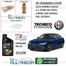 KIT TAGLIANDO 3 FILTRI E OLIO