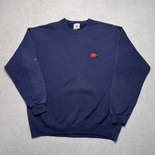 Felpa Vintage Anni ’90 Lee x McDonald Taglia L Pesante Retrò