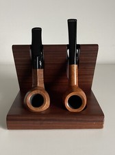Lotto 2 pipe rare collezione AL PASCIA' modelli Davide Leonardo nuove mai fumate