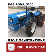 PGS ROMA 5000 trattore Manuale