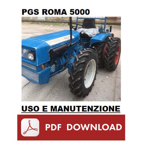 Pgs roma 5000 trattore manuale - pgs,
