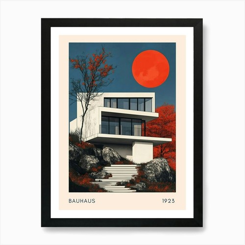 Quadro bauhaus stampa - 10,