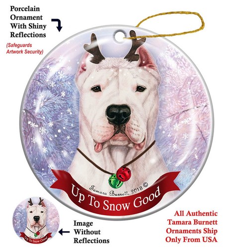 Dogo argentino ornament - dogo,