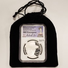 Gold Silver Pawn Shop Original Old Man 1 oz .999 Silver Medallion - NGC - Q2273