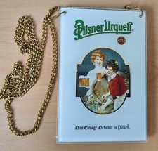 Birra Pubblicitario Insegna Vetro PILSNER URQUELL Targa