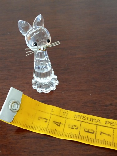 Swarovski gatto dritto - gatto,