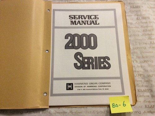 Hammond organ manuale - organ, servizio