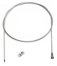 Cavo Frizione testa Pera Fungo x Yamaha + morsetto serra Filo acciaio 2 mm x 2 m