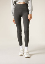 Calzedonia Shaping Leggings Grigio Erica Taglia XS/S Vita Alta Sculpt Fit NUOVO