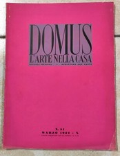 DOMUS 1932 NUMERO 51 MAILLOL HOFFMAN ARCHITETTURA ARTE CASA