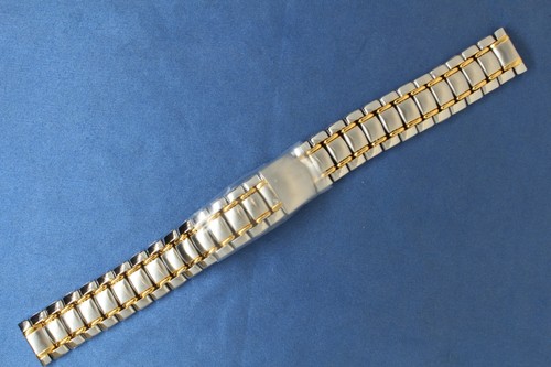 Bracciale finitura oro-acciaio
