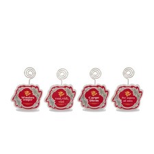 12 PZ Segnaposto legno LAUREA