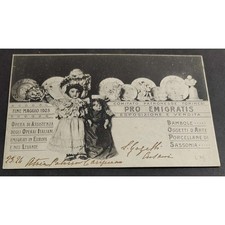 Cartolina Opera di Assistenza degli Operai Italiani Emigrati in Europa e nel Lev