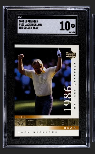 Upper deck 2001 jack nicklaus - upper,