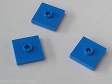 LEGO blue Plate 2 x 2 with 1