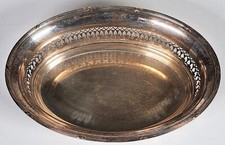 Ciotola per frutta, argentata