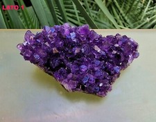 ► DRUSA  AMETISTA  CM. 7.10 x 3.99 x 2.66 CON CALCITE URUGUAY AMETHYST  AAAA+ ◄