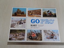 BROCHURE ORIGINALE GO PRO KART VINTAGE BUGGY DEPLIANT PROSPEKT