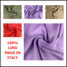TESSUTO 100% PURO LINO PER