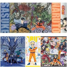 Naruto Variant Set Con Poster P99 + Poster My Hero Academia + Paper Stand
