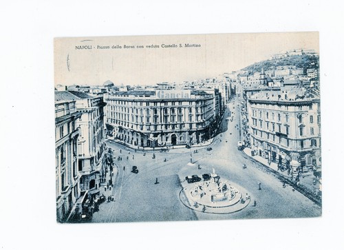Cartolina napoli piazza - -,