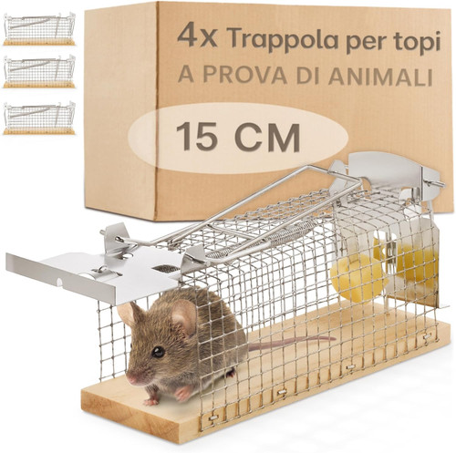 Trappola per topi vivi - topi,