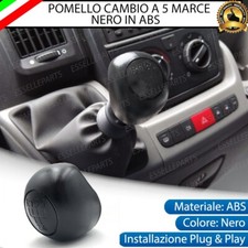 POMELLO LEVA CAMBIO A 5 MARCE NERO IN ABS PER FIAT DUCATO MK2