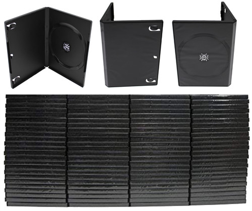 100 pack standard black dvd - 100,