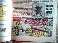 ANNUNCIO PRIMA APPARIZIONE WOLVERINE 1974 THOR 229 PRE HULK 181 VARIANTE UK RARO