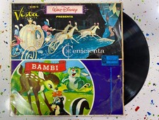 Walt Disney Disco Vinili LP Cenerentola Y Bambi Storie Y Canciones - Sogno Es