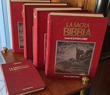 LA SACRA BIBBIA 4 VOLUMI  + La Bibbia oggi +TAVOLE DI GUSTAVE DORE' DEL 1977