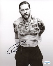 Foto Tom Hardy Peaky Blinders autografata firmata 8x10 ACOA