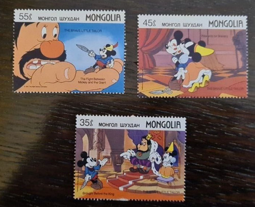 Disney mongolia stamps - disney_mongolia,