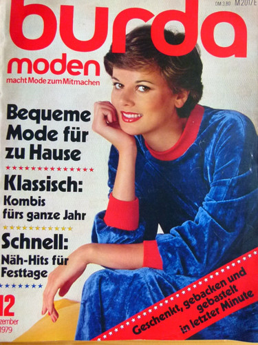Vecchio quaderno moda burda - vecchio,