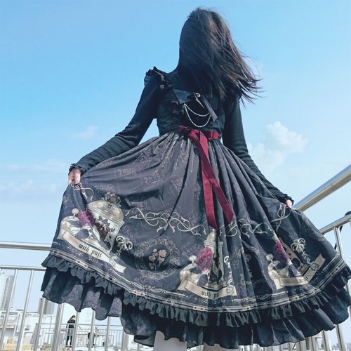 Costume cosplay donna gotico