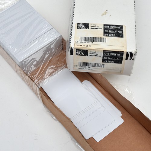 Card bianche pvc per - in,
