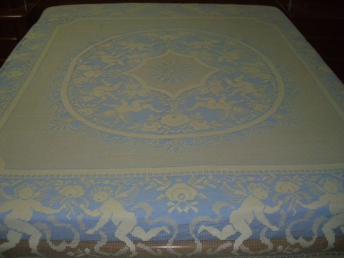 Copriletto vintage colore - copriletto,