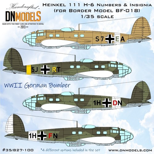 Heinkel 111 marcature e - he,
