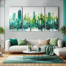 QUADRI MODERNI ASTRATTO CITTA'